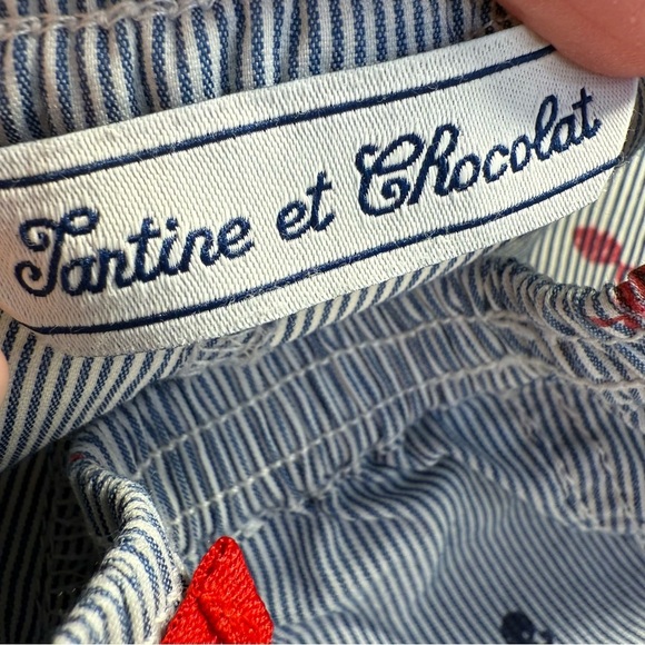 Tartine et Chocolat Baby Boys Seersucker Nautical Shorts | Size 18M / 90cm - Picture 6 of 10